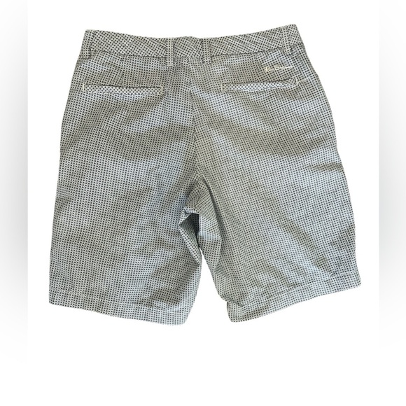 Ben Sherman Men’s 10” Cotton Shorts Navy & White Print Size 30 - Picture 3 of 7